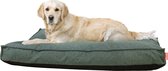 Snoozle Orthopedische Hondenmand - Zacht en Luxe Hondenkussen - Hondenbed - Wasbaar - Hondenmanden - 120 x 90 cm - Groen