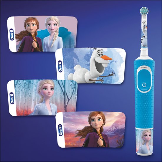 Oral-B Kids Frozen 2 - Elektrische Tandenborstel - Powered By Braun - 1 Handvat en 1 opzetborstel - Oral B