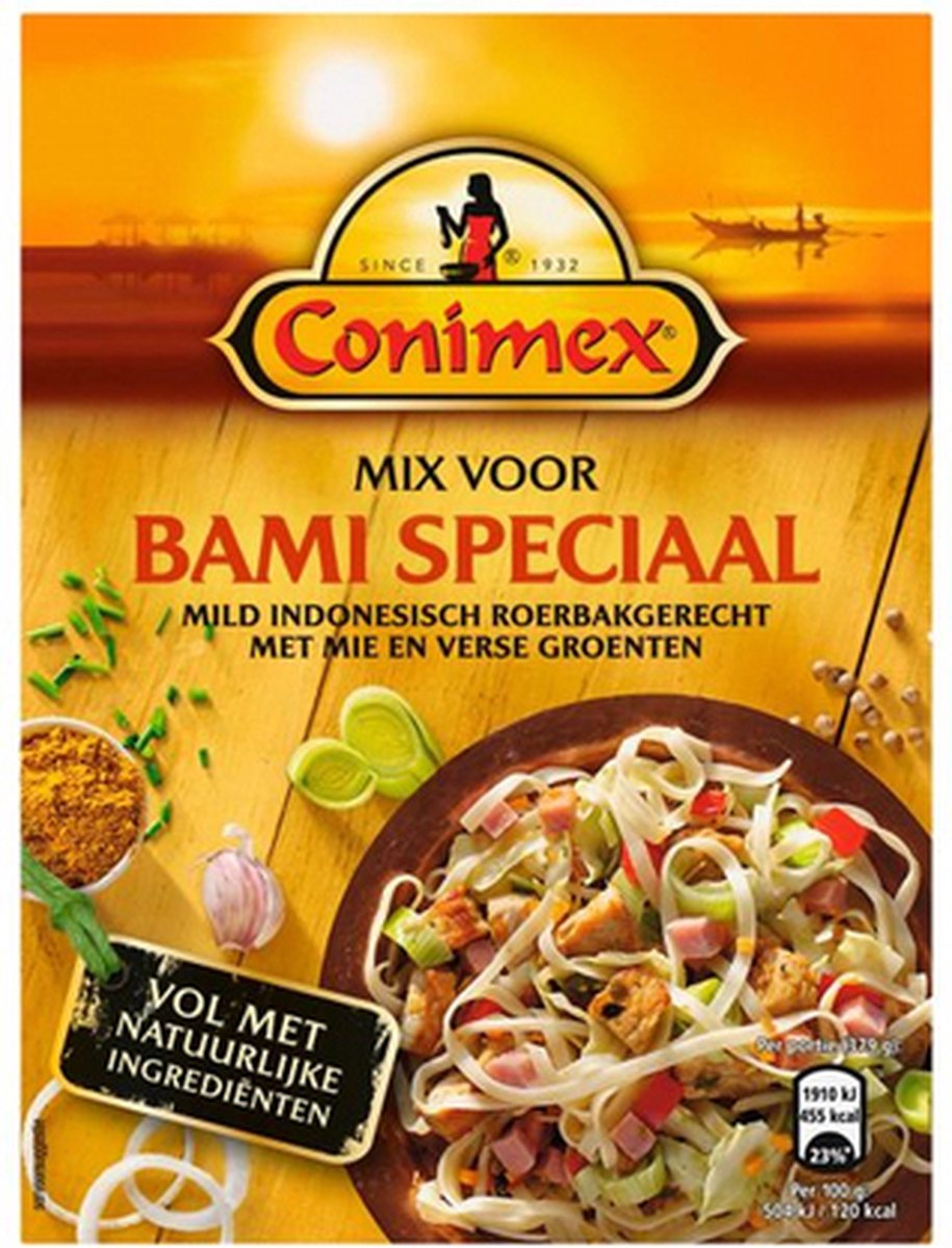 Goedkoopste Conimex | Kruidenmix | Bami Speciaal | 12 x 34 gram