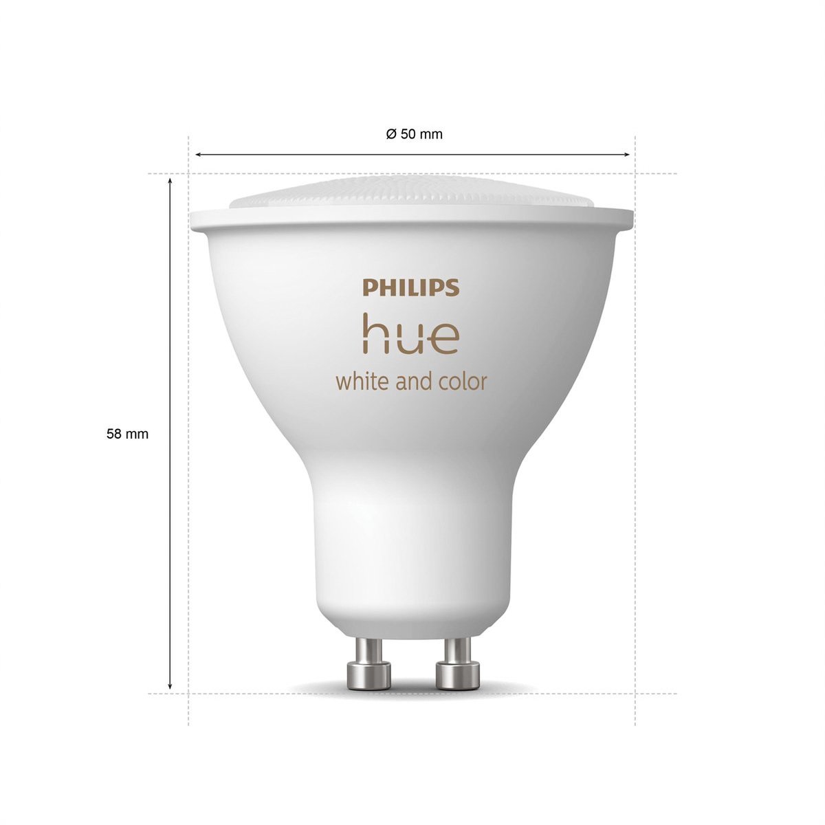 Elisa Inbouwspot met Philips Hue White & Ambiance - GU10 - Mat Zwart - 5  Watt - Rond -... | bol.com