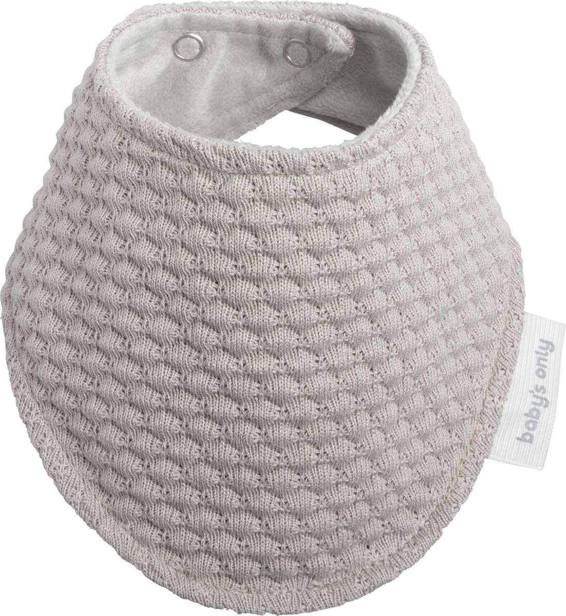 Goedkoopste Baby's Only Bandana slab - Slabber - Urban Taupe - 0-8 maanden - Verstelbaar in twee maten