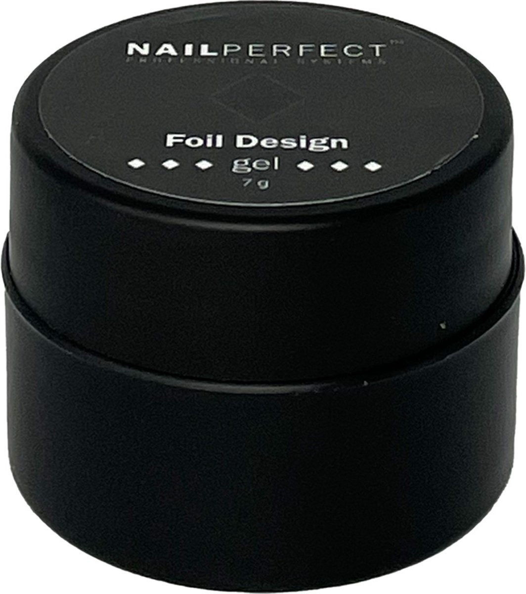NailPerfect Foil Design Gel (black) - 7gr