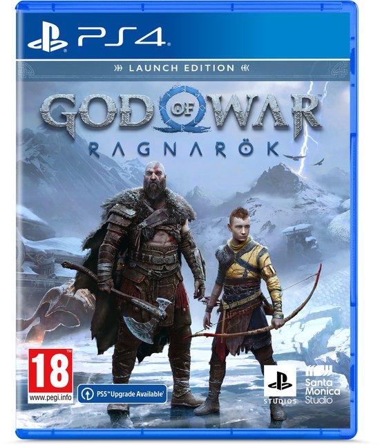 Cover van de game God of War Ragnarök - Launch Edition - PS4