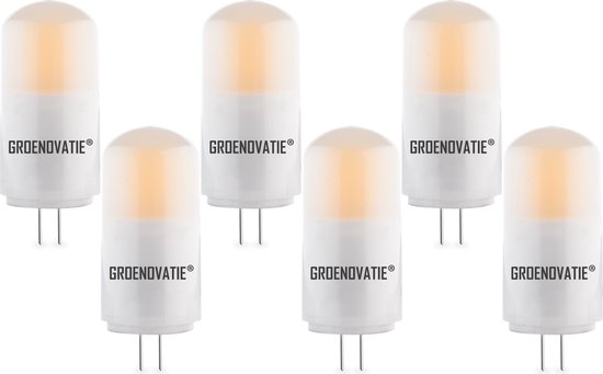 Ampoule LED Groenovatie G4 3W, COB, Wit chaud, intensité variable, paquet de 6