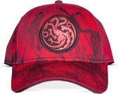 Casquette réglable Game Of Thrones House Targaryen - House Of The Dragon Rouge