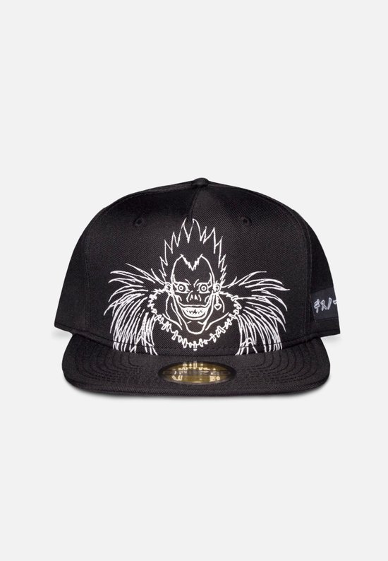 Death Note Snapback Pet Ryuk Graphic Zwart