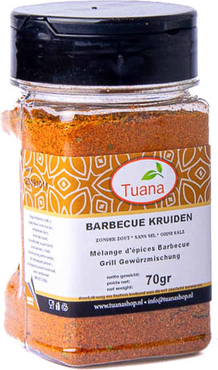 Tuana Kruiden - Barbecue Kruiden Speciaal - Bakje 50 Gram - Tuanashop - KP0023