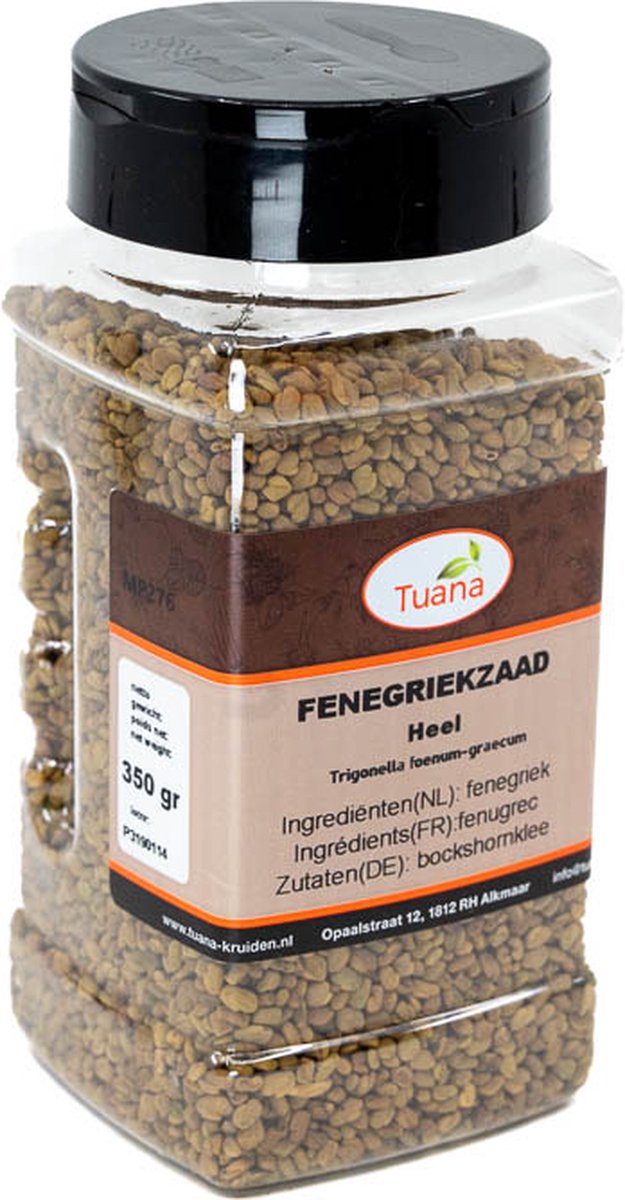 Goedkoopste Tuana Kruiden - Fenegriekzaad - Strooibus 200 Gram - Kruiden Zonder Zout - MP-F-0004