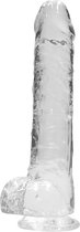 Bang It - Dildo XXL met zuignap voor vrouwen - Realistische dildo’s voor mannen - Anaal - 22 cm - Transparant