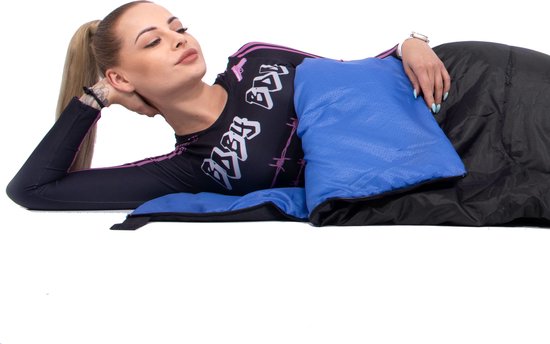 Springos Slaapzak - Slaapzakken - Dekenmodel - Inclusief Draagtas - 190 x 73 cm - Zwart van Springos — afbeelding 2