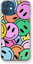 Case Company® - Hoesje geschikt voor iPhone 12 hoesje - Smiley N°1 - Soft Cover Telefoonhoesje - Bescherming aan alle Kanten en Schermrand