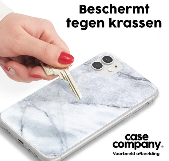 Case Company® - Coque Samsung Galaxy Note 10 - Marbre Witte - Coque souple pour téléphone - Protection sur tous les côtés et bord de l'écran