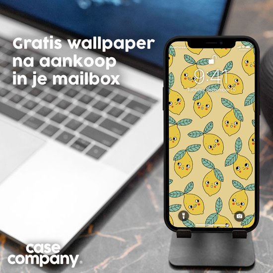 Case Company® - Hoesje geschikt voor iPhone 13 hoesje - Citroenen - Biologisch Afbreekbaar Telefoonhoesje - Bescherming alle Kanten en Schermrand