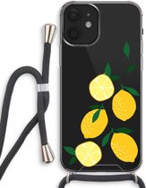 Case Company® - Hoesje met koord geschikt voor iPhone 12 hoesje met Koord - You're my lemon - Telefoonhoesje met Zwart Koord - Extra Bescherming aan alle Kanten en Over de Schermrand