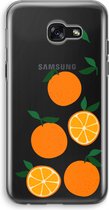 Case Company® - Hoesje geschikt voor Samsung Galaxy A5 (2017) hoesje - Will you be my clementine - Soft Cover Telefoonhoesje - Bescherming aan alle Kanten en Schermrand