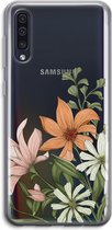 Case Company® - Hoesje geschikt voor Samsung Galaxy A50 hoesje - Floral bouquet - Soft Cover Telefoonhoesje - Bescherming aan alle Kanten en Schermrand