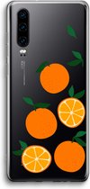 Case Company® - Hoesje geschikt voor Huawei P30 hoesje - Will you be my clementine - Soft Cover Telefoonhoesje - Bescherming aan alle Kanten en Schermrand