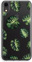 Case Company® - Hoesje geschikt voor iPhone XR hoesje - Tropische bladeren - Soft Cover Telefoonhoesje - Bescherming aan alle Kanten en Schermrand