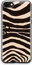Case Company® - Hoesje geschikt voor iPhone 8 hoesje - Arizona Zebra - Soft Cover Telefoonhoesje - Bescherming aan alle Kanten en Schermrand