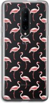 Case Company® - Hoesje geschikt voor OnePlus 7 Pro hoesje - Flamingo - Soft Cover Telefoonhoesje - Bescherming aan alle Kanten en Schermrand