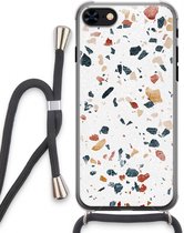 Case Company® - iPhone 7 hoesje met Koord - Terrazzo N°4 - Telefoonhoesje met Zwart Koord - Extra Bescherming aan alle Kanten en Over de Schermrand