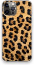 Case Company® - Hoesje geschikt voor iPhone 12 Pro Max hoesje - Luipaard - Soft Cover Telefoonhoesje - Bescherming aan alle Kanten en Schermrand