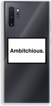 Case Company® - Hoesje geschikt voor Samsung Galaxy Note 10 Plus hoesje - Ambitchious - Soft Cover Telefoonhoesje - Bescherming aan alle Kanten en Schermrand