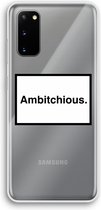 Case Company® - Hoesje geschikt voor Samsung Galaxy S20 hoesje - Ambitchious - Soft Cover Telefoonhoesje - Bescherming aan alle Kanten en Schermrand