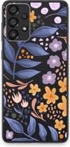Case Company® - Hoesje geschikt voor Samsung Galaxy A33 5G hoesje - Flowers with blue leaves - Soft Cover Telefoonhoesje - Bescherming aan alle Kanten en Schermrand