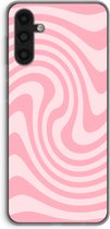 Case Company® - Hoesje geschikt voor Samsung Galaxy A13 5G hoesje - Swirl Roos - Soft Cover Telefoonhoesje - Bescherming aan alle Kanten en Schermrand