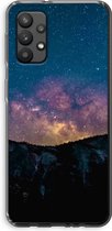 Case Company® - Hoesje geschikt voor Samsung Galaxy A32 4G hoesje - Travel to space - Soft Cover Telefoonhoesje - Bescherming aan alle Kanten en Schermrand