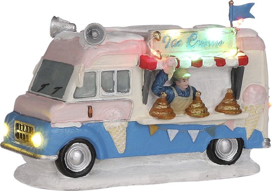 Luville - Ice cream parlor battery operated - Kersthuisjes & Kerstdorpen