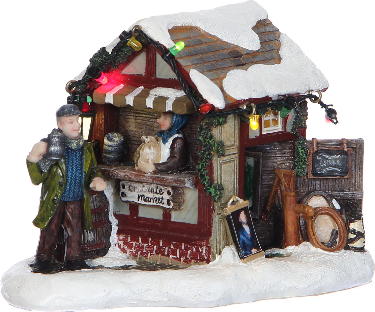 Sfeervolle vintage kerstmarkt met Kersthuisjes & Kerstdorpen van Luville.