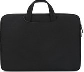 Laptoptas 15.6 inch - Laptophoes & Laptop Sleeve - met handvat en opbergvak - Zwart