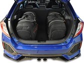 Honda Civic Hatchback 2017+ 4-delig Reistassen Op Maat Auto Interieur Kofferbak Organizer Accessoires