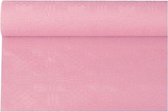 Nappe / nappe en papier rose clair 800 x 118 cm en rouleau - Décorations de table à thème rose clair