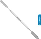 BeautyTools Inox Spatel - Acryl Gel Spatel - Zalfspatel - Dubbelzijdige Spatel met Geprofileerde Handvat - 17 cm (OI-0577)