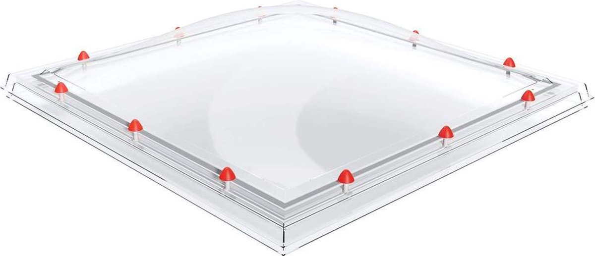 Skylux polycarbonaat lichtkoepel dubbelwandig - helder 0550 x 0550 mm