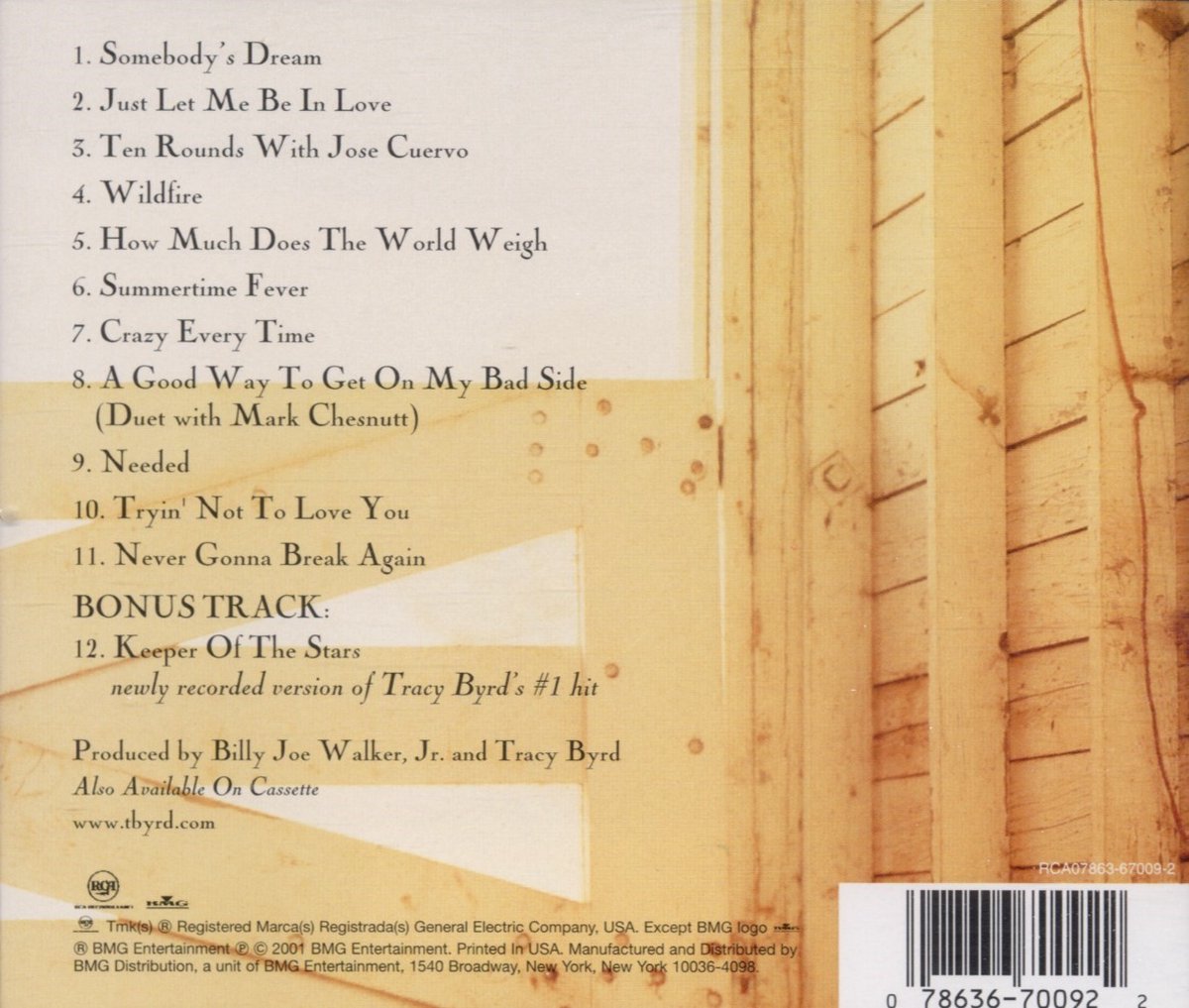 Ten Rounds Tracy Byrd Cd Album Muziek 1044