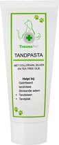 TraumaPet Tandpasta met colloïdaal zilver voor dieren | Met Vleessmaak | Bij stinkende adem | Tandplak | Geïrriteerd tandvlees | Tandsteen