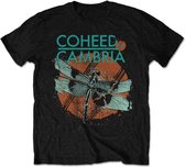 Coheed And Cambria - Dragonfly Heren T-shirt - S - Zwart