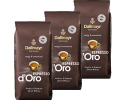 Dallmayr Espresso d'Oro - koffiebonen - 3 x 1 kg