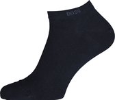 BOSS enkelsokken (2-pack) - heren sneaker sokken katoen - donkerblauw - Maat: 39-42