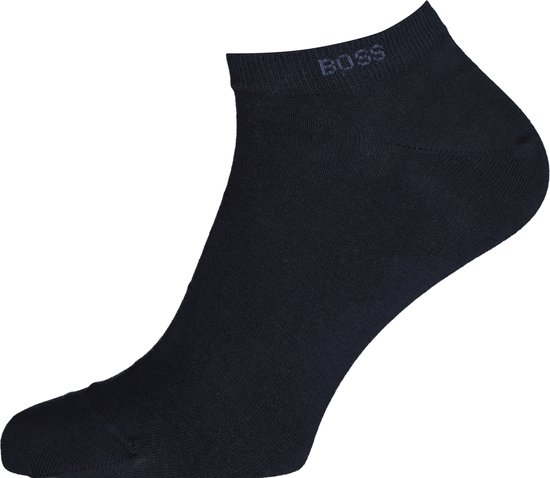 BOSS socquettes (lot de 2) - chaussettes baskets pour hommes en coton - bleu foncé - Taille: 39-42
