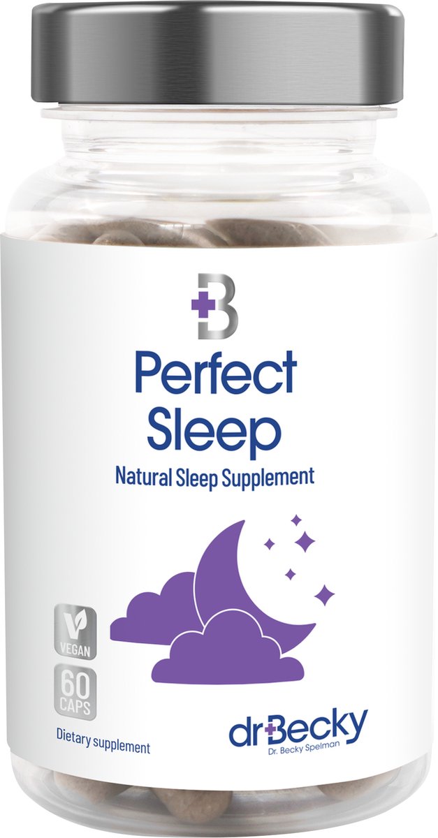 Goedkoopste Dr. Becky | Perfect Sleep | Natuurlijke Slaap Formule | Voor een Goede Nachtrust | 60 Vegan Caps | Hooggedoseerd.