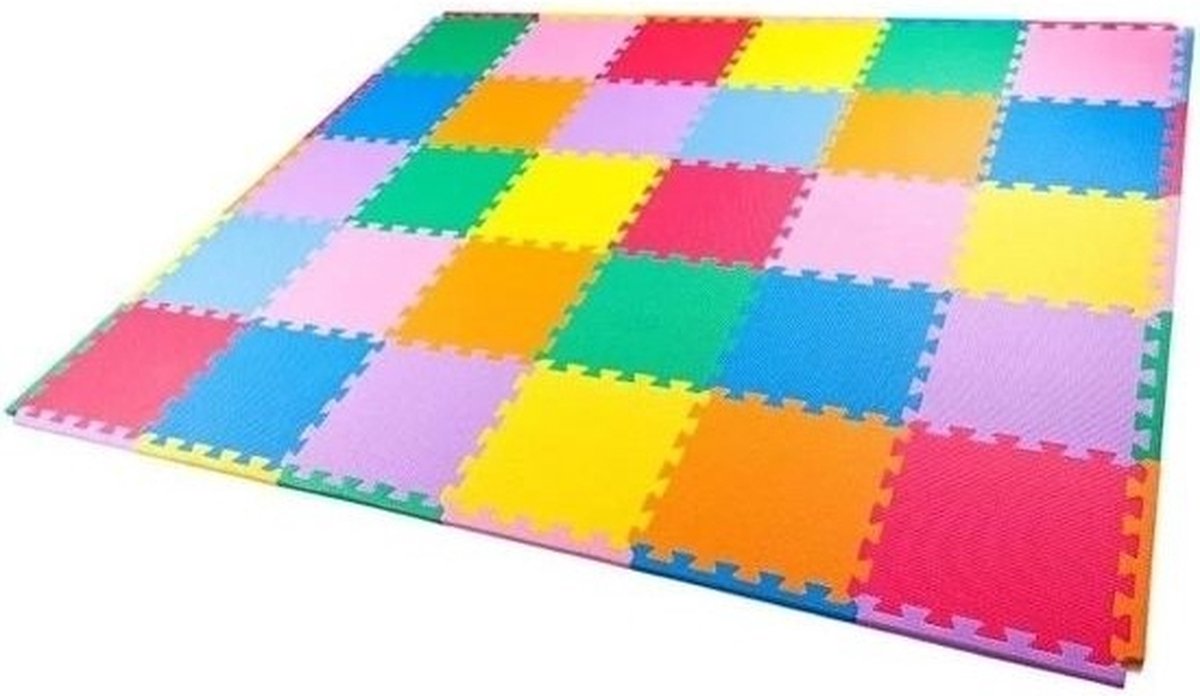 9 Stuks puzzel vloertegels foam 30 x 30 cm - Puzzel speelmat - Baby/peuter speelgoed matten thumbnail 5