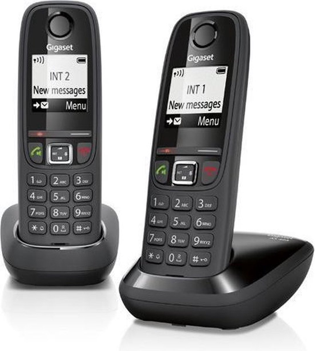Gigaset AS405 - Duo DECT telefoon - Zwart op Prijzenvolger.com