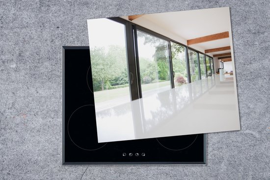 KitchenYeah® Inductie beschermer 59x52 cm - Moderne keuken en glazen ramen - Kookplaataccessoires - Afdekplaat voor kookplaat - Inductiebeschermer - Inductiemat - Inductieplaat mat