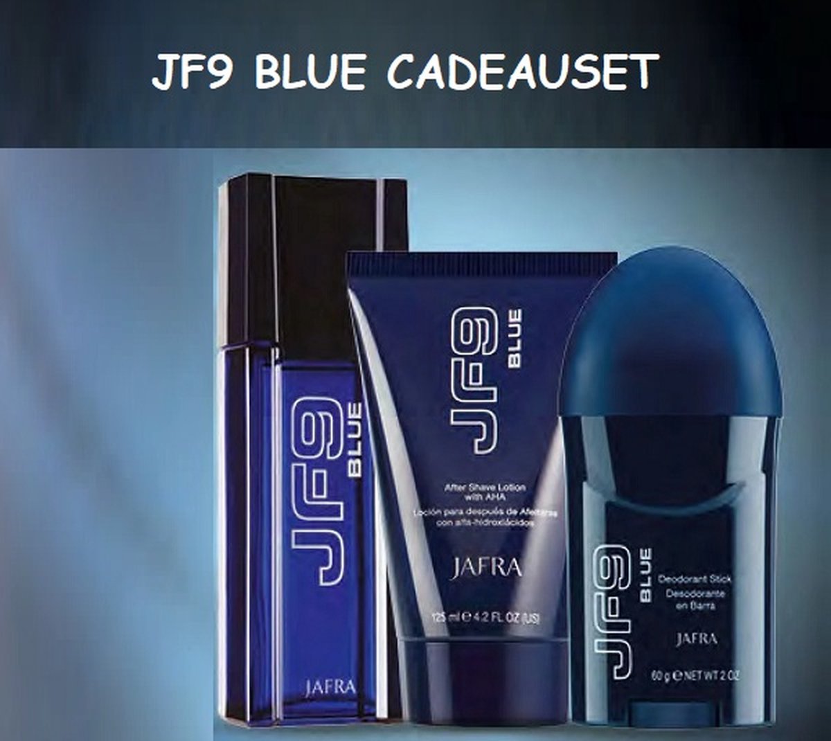 Jafra - JF9 -Blue - Cologne - Cadeauset