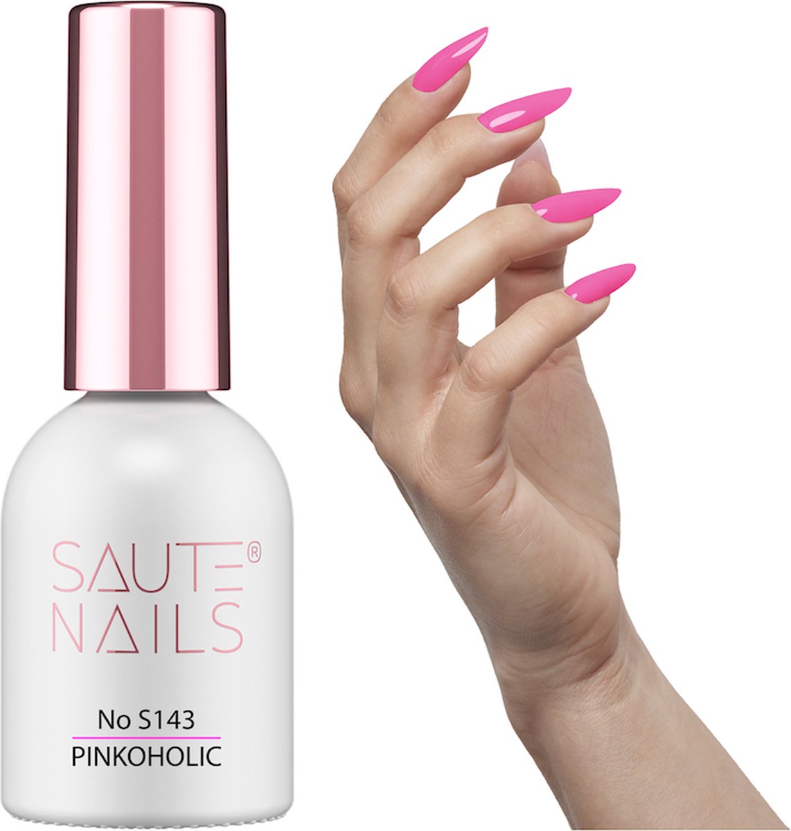 SAUTE Nails Roze UV/LED Gellak 8ml. - S143 Pinkoholic
